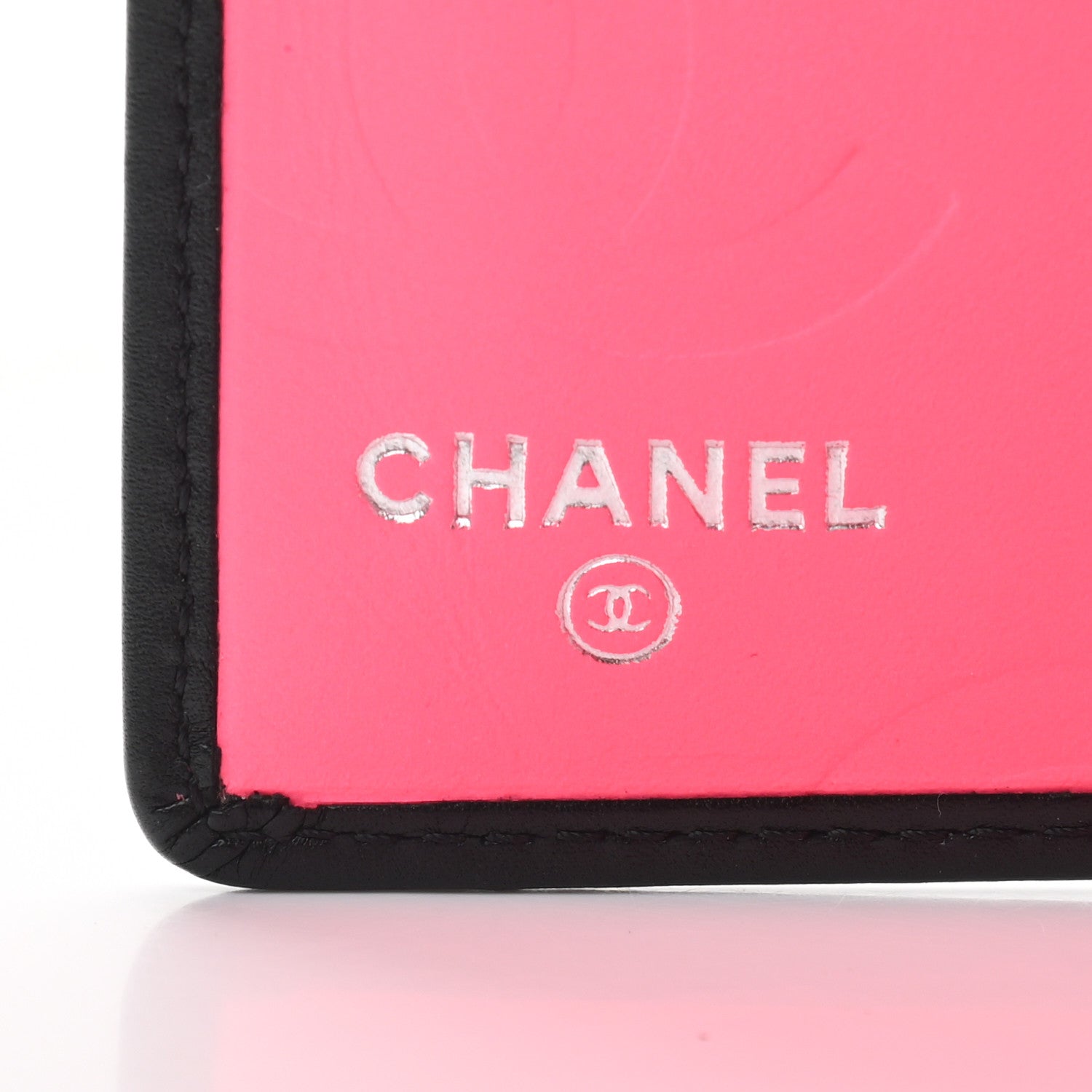 Chanel Calfskin Quilted Cambon Yen Wallet Black 6 of 7