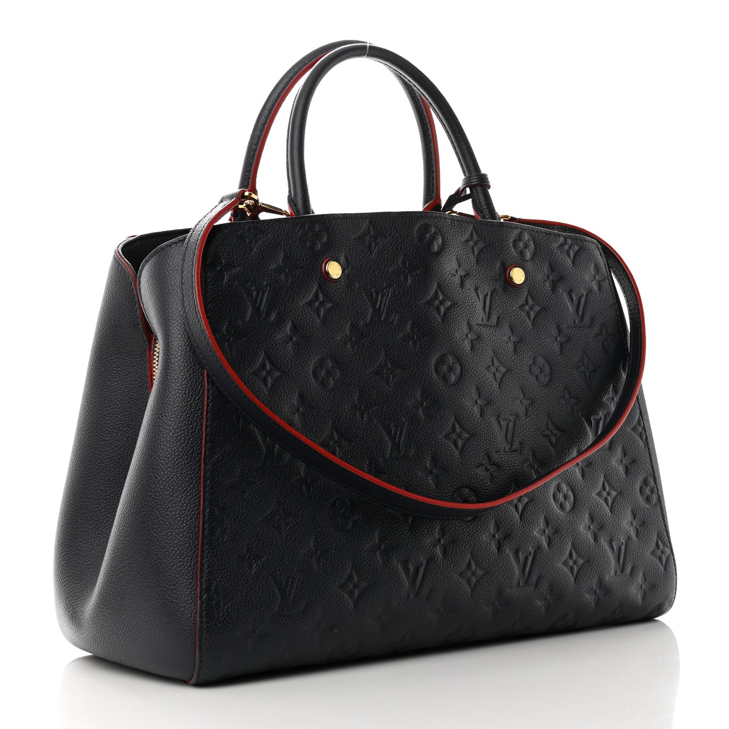 Louis Vuitton Empreinte Montaigne GM Marine Rouge 2 of 11