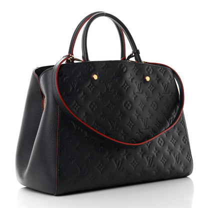 Louis Vuitton Empreinte Montaigne GM Marine Rouge 2 of 11