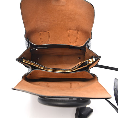 MCM Grained Calfskin Mini Milla Tote Black 4 of 11
