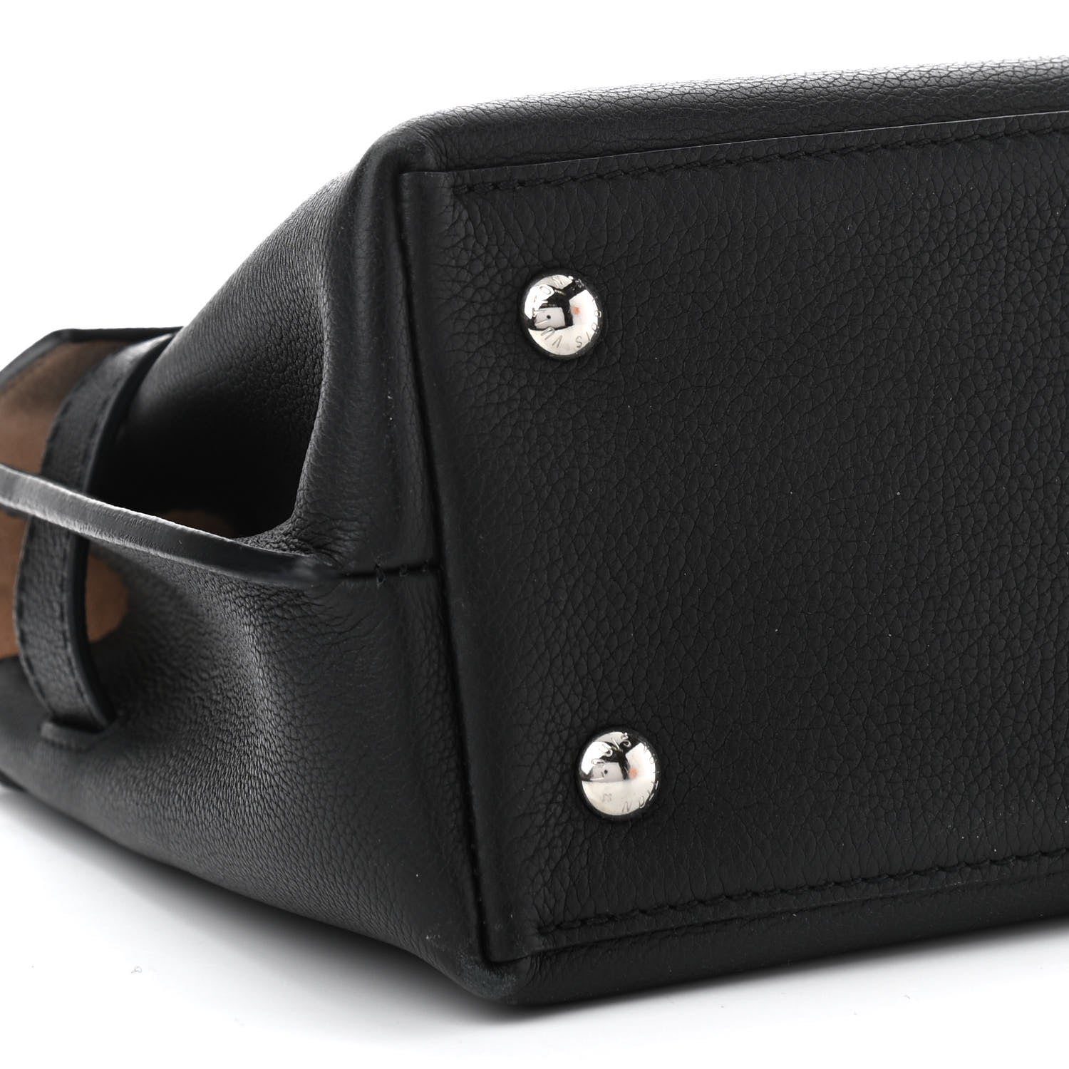 Louis Vuitton Calfskin Lockme Ever BB Black 10 of 11