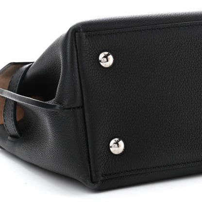 Louis Vuitton Calfskin Lockme Ever BB Black 10 of 11