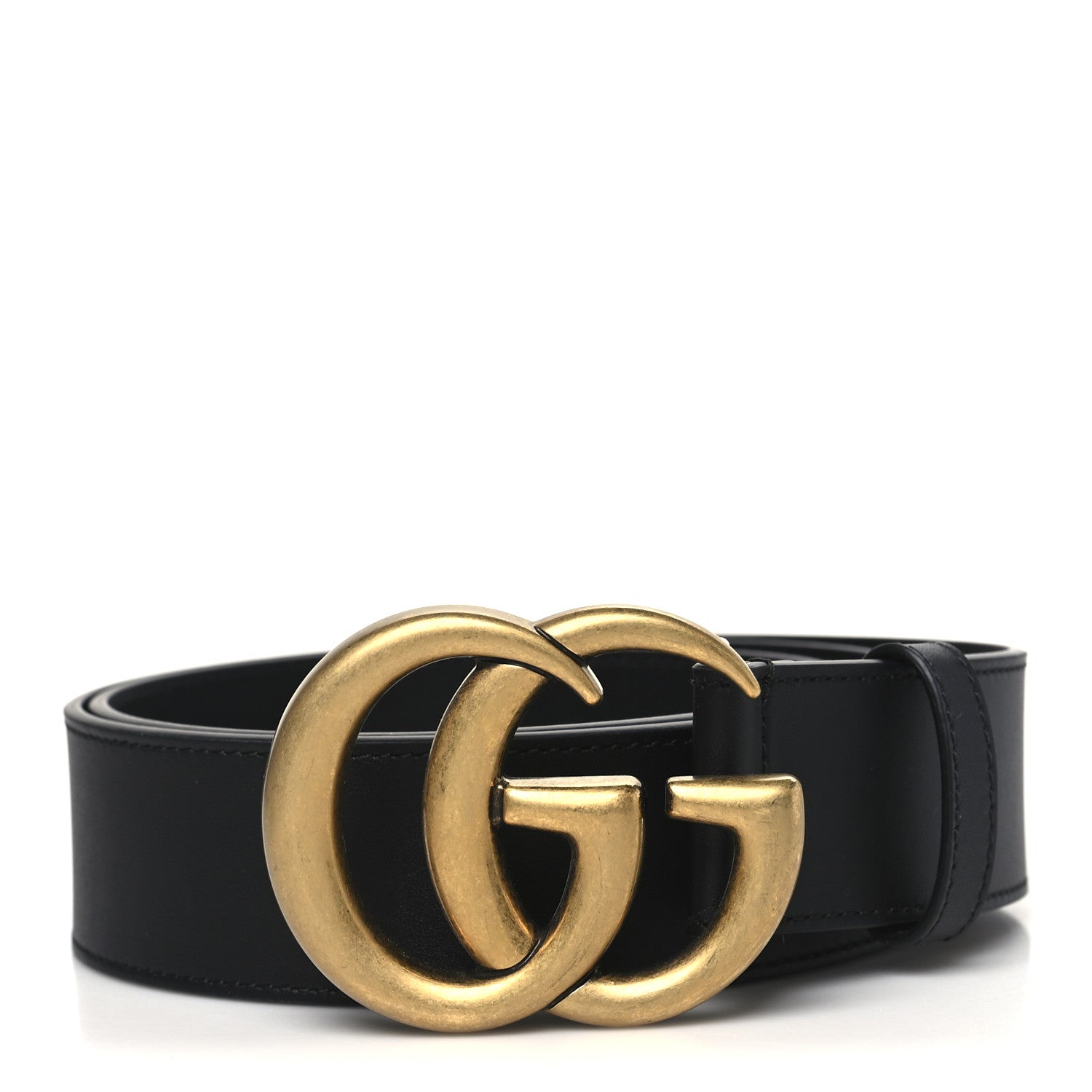 Gucci Calfskin Double G 40mm Belt 90 36 Black 1 of 6