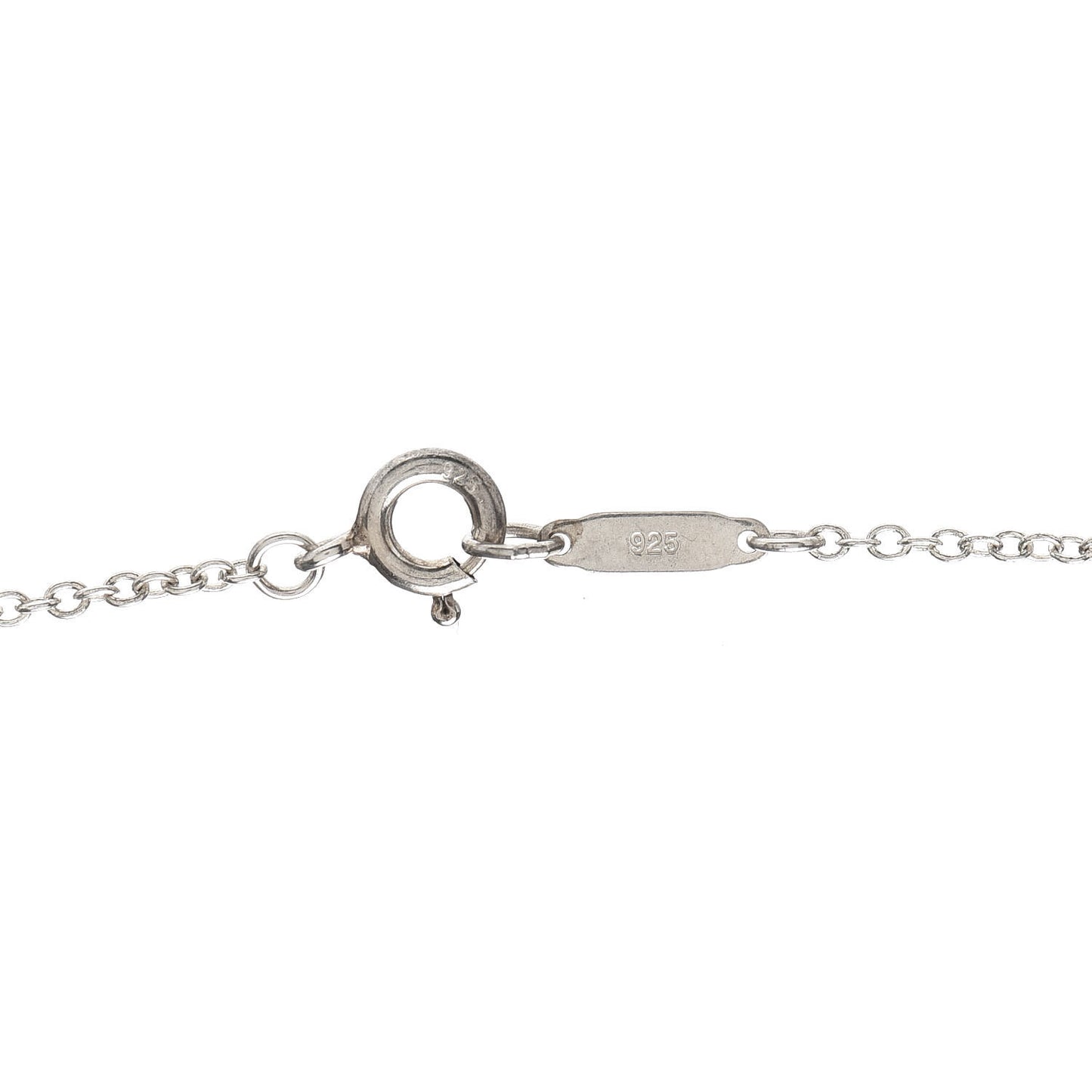 Sterling Silver 1837 Interlocking Circles Lariat Necklace
