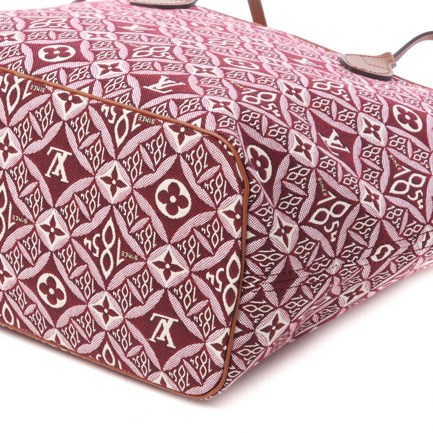 Jacquard Since 1854 Neverfull MM Bordeaux