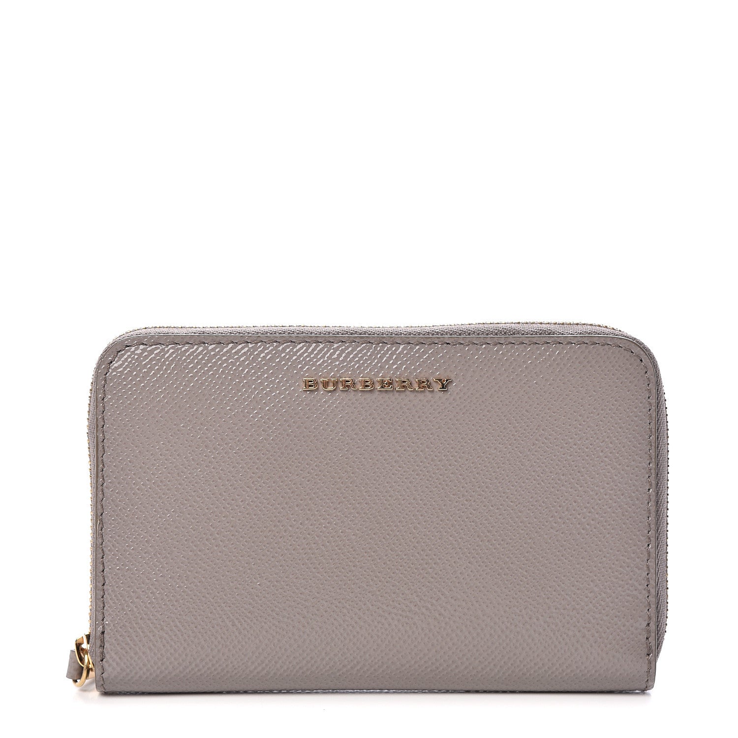 Burberry Patent London Medium Marston Zip Around Wallet Pale Grey 2 of 7