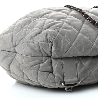 Chanel Iridescent Calfskin Quilted In The Mix Backpack Grey 8 of 10