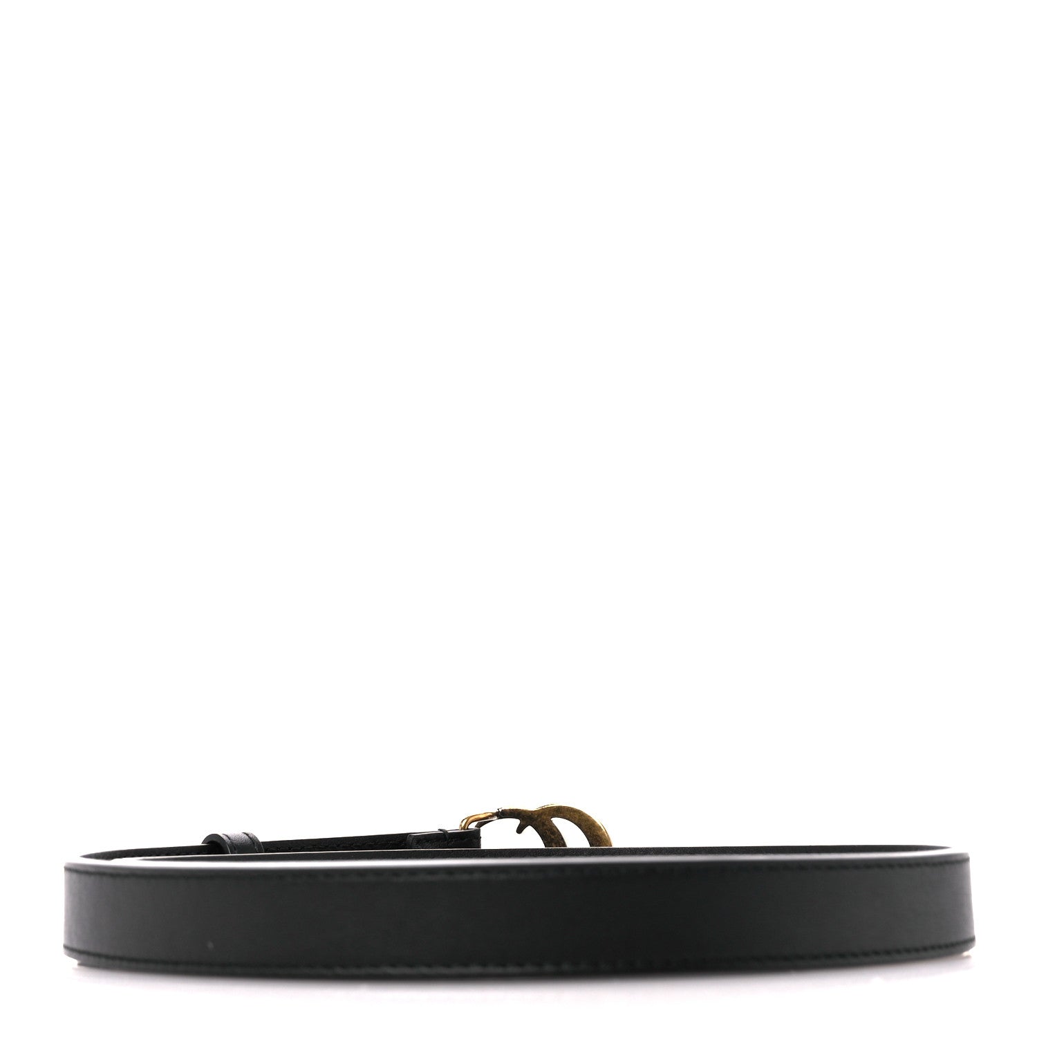 Gucci Calfskin Double G 20mm Belt 75 30 Black 2 of 5
