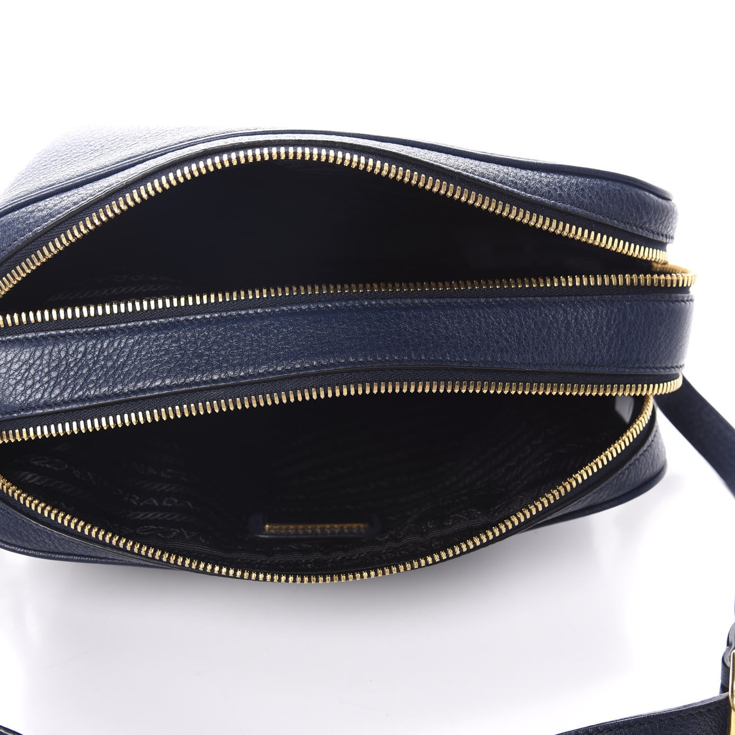 Prada Vitello Phenix Camera Bag Baltico 5 of 11