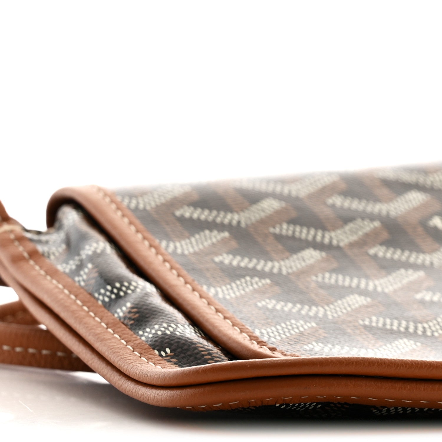 Goyard Goyardine Plumet Wallet Clutch Black Gold 8 of 9
