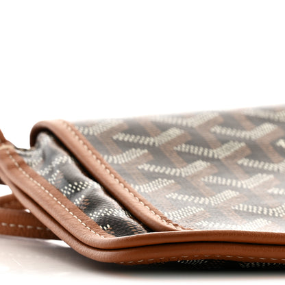 Goyard Goyardine Plumet Wallet Clutch Black Gold 8 of 9