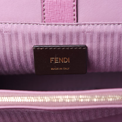 Fendi Vitello Elite Flamingo Petite 2Jours Tote Lilla Glicine 7 of 12