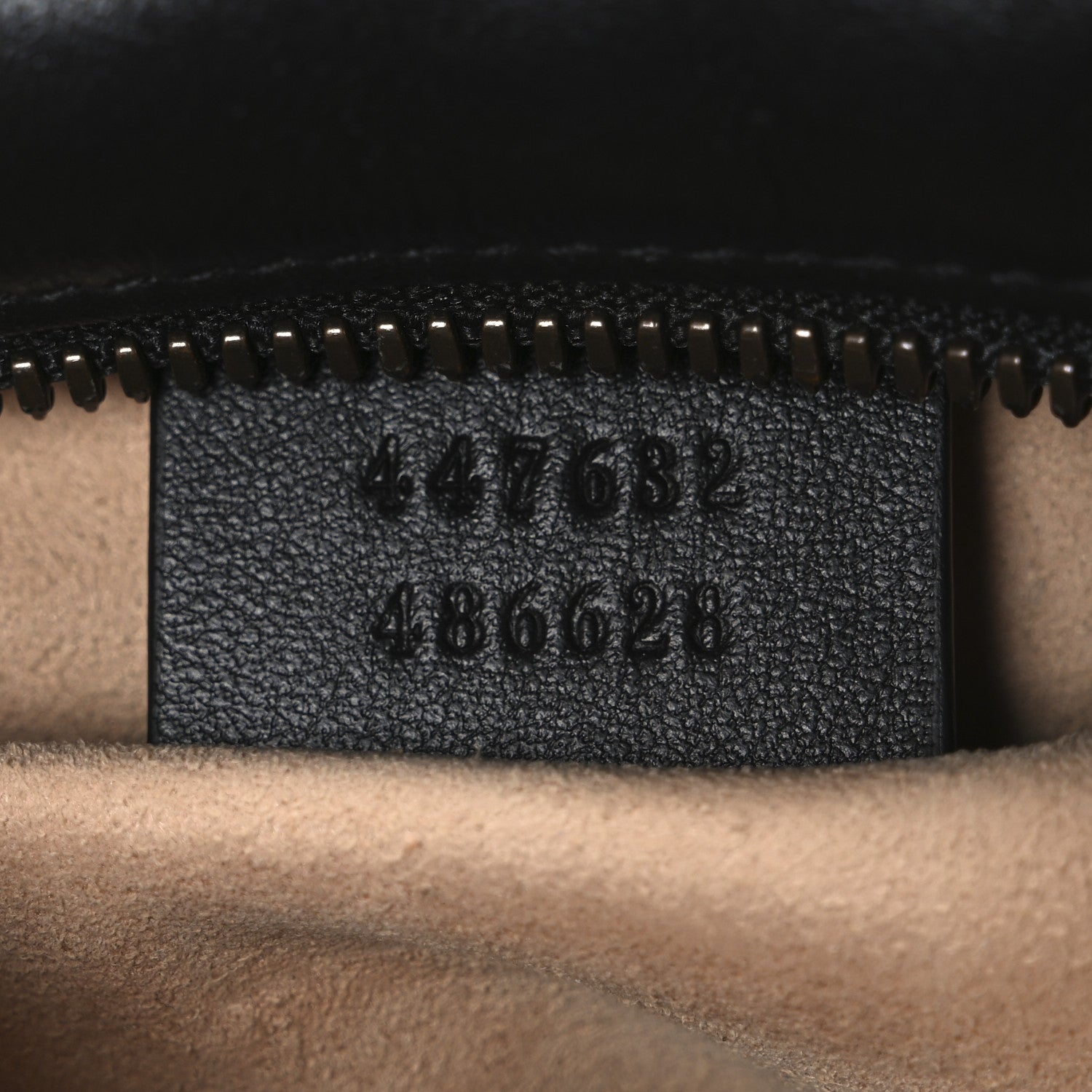 Gucci Calfskin Matelasse Small GG Marmont Chain Shoulder Bag Black 7 of 10