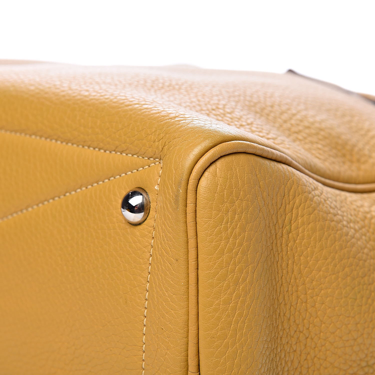 Hermes Taurillon Clemence Victoria II 35 Curry 9 of 12