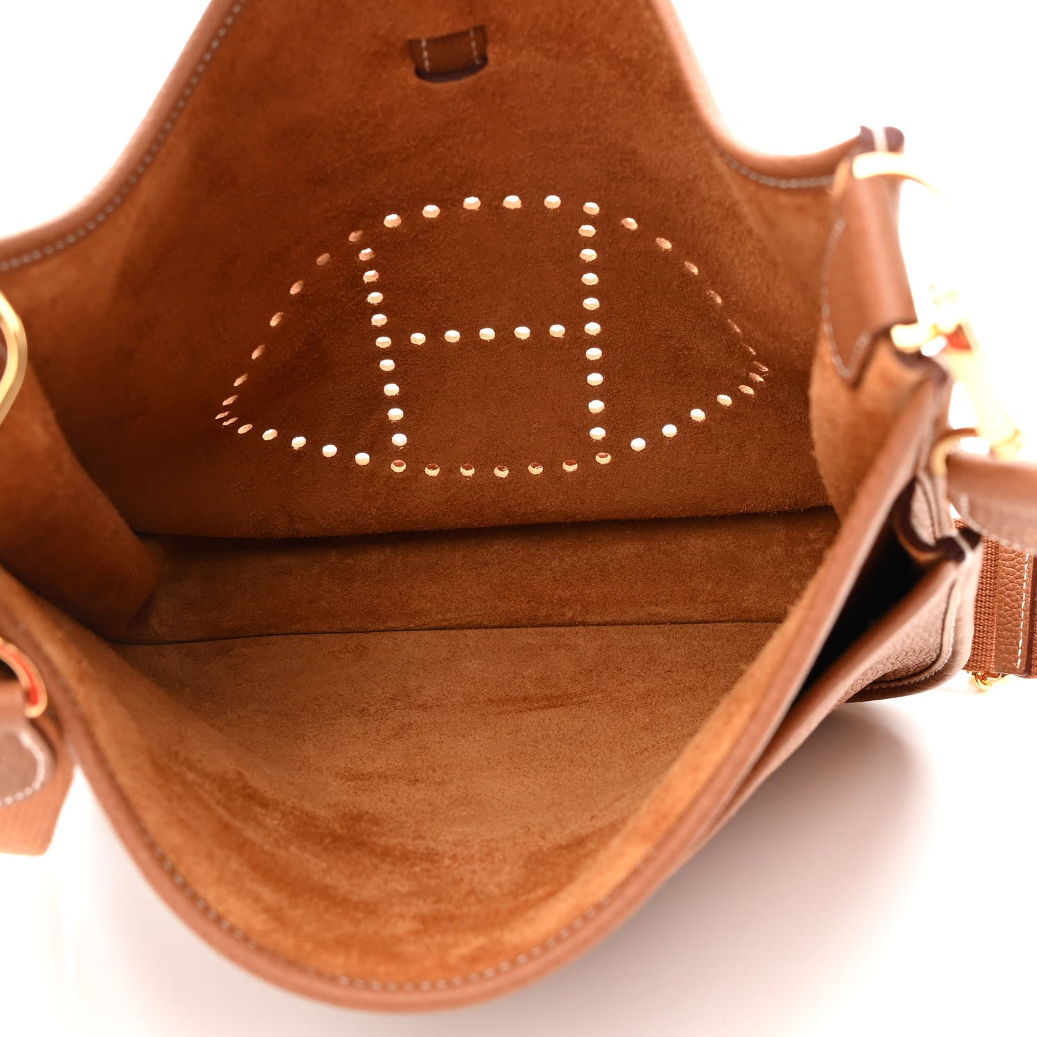 Hermes Taurillon Clemence Evelyne III PM Gold 5 of 10