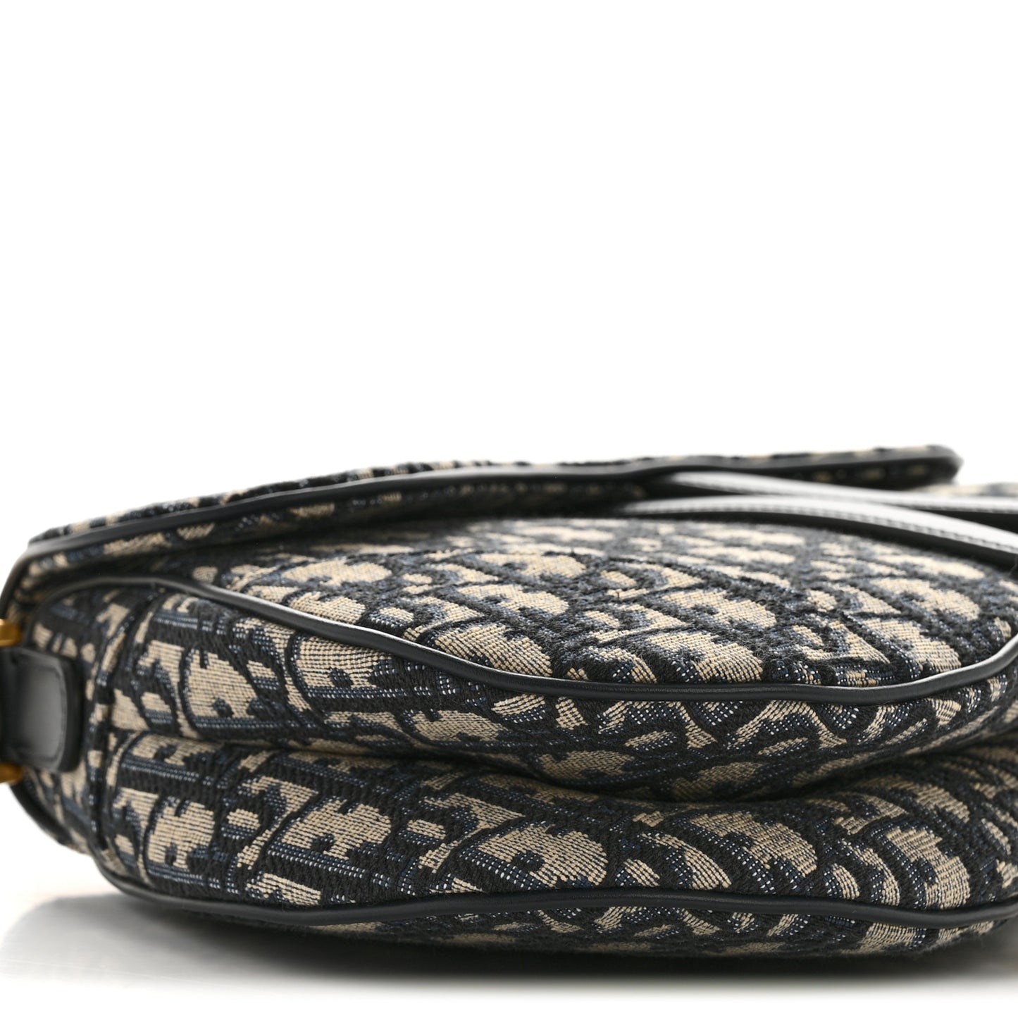 Oblique Saddle Bag With Strap Blue