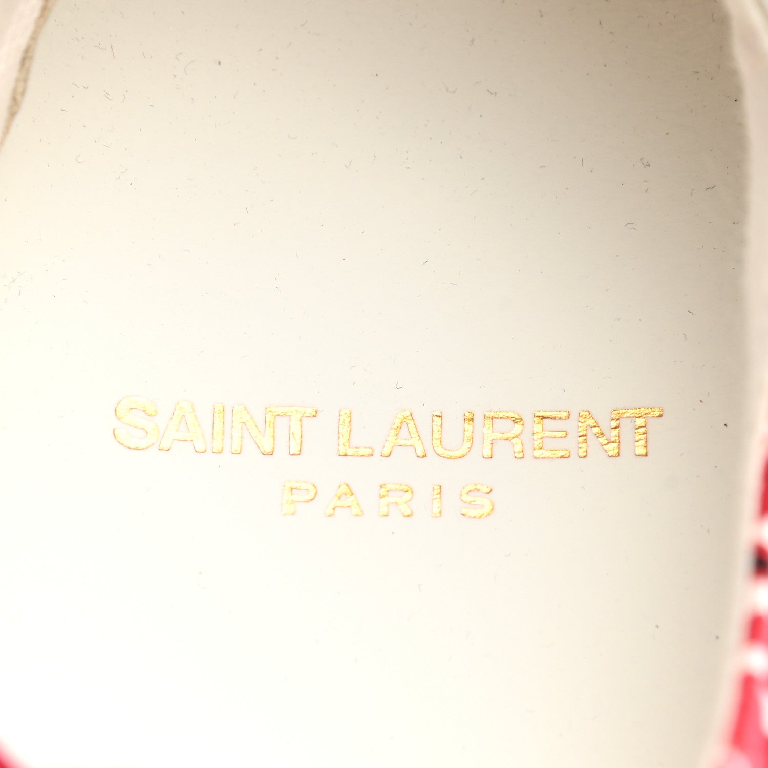 Saint Laurent Canvas Bandana Print Bedford Low Top Sneakers 43 Red 7 of 11