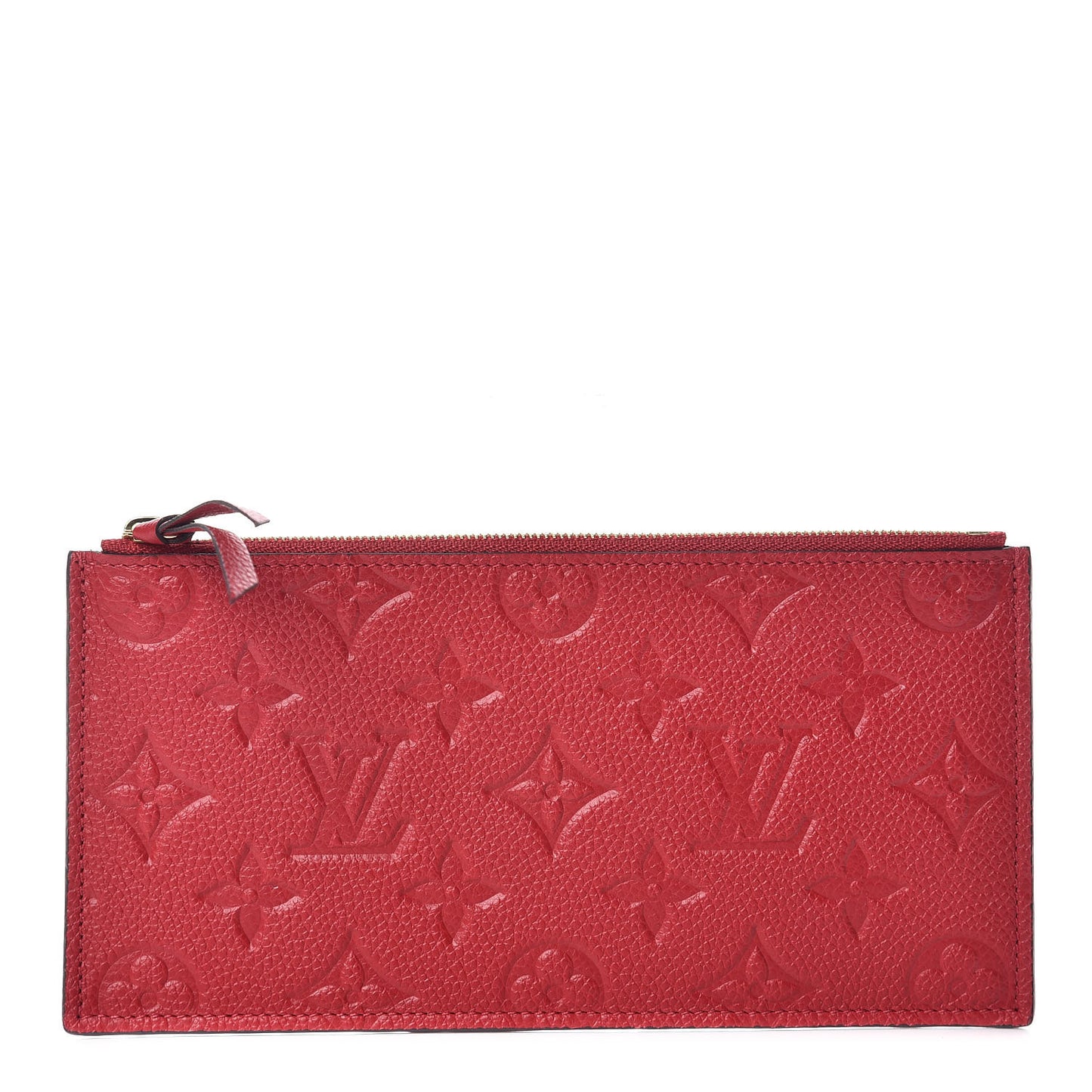 Empreinte Felicie Chain Wallet Zippered Insert Cherry