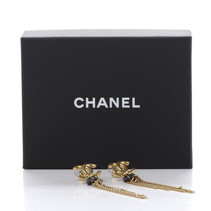 Chanel Chain CC Dangle Earrings Gold 5 of 5