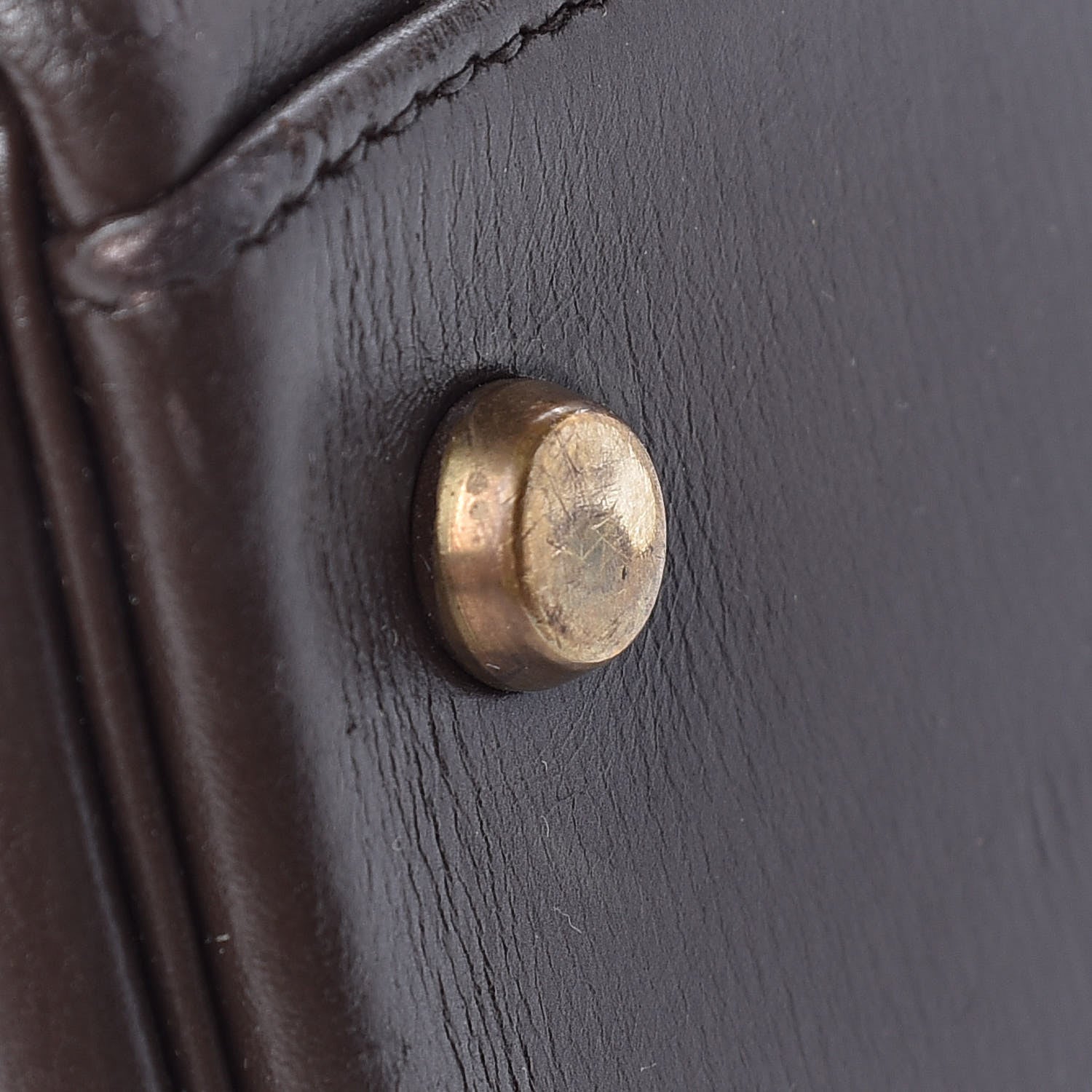 Hermes Box Kelly Retourne 32 Chocolate 44 of 64