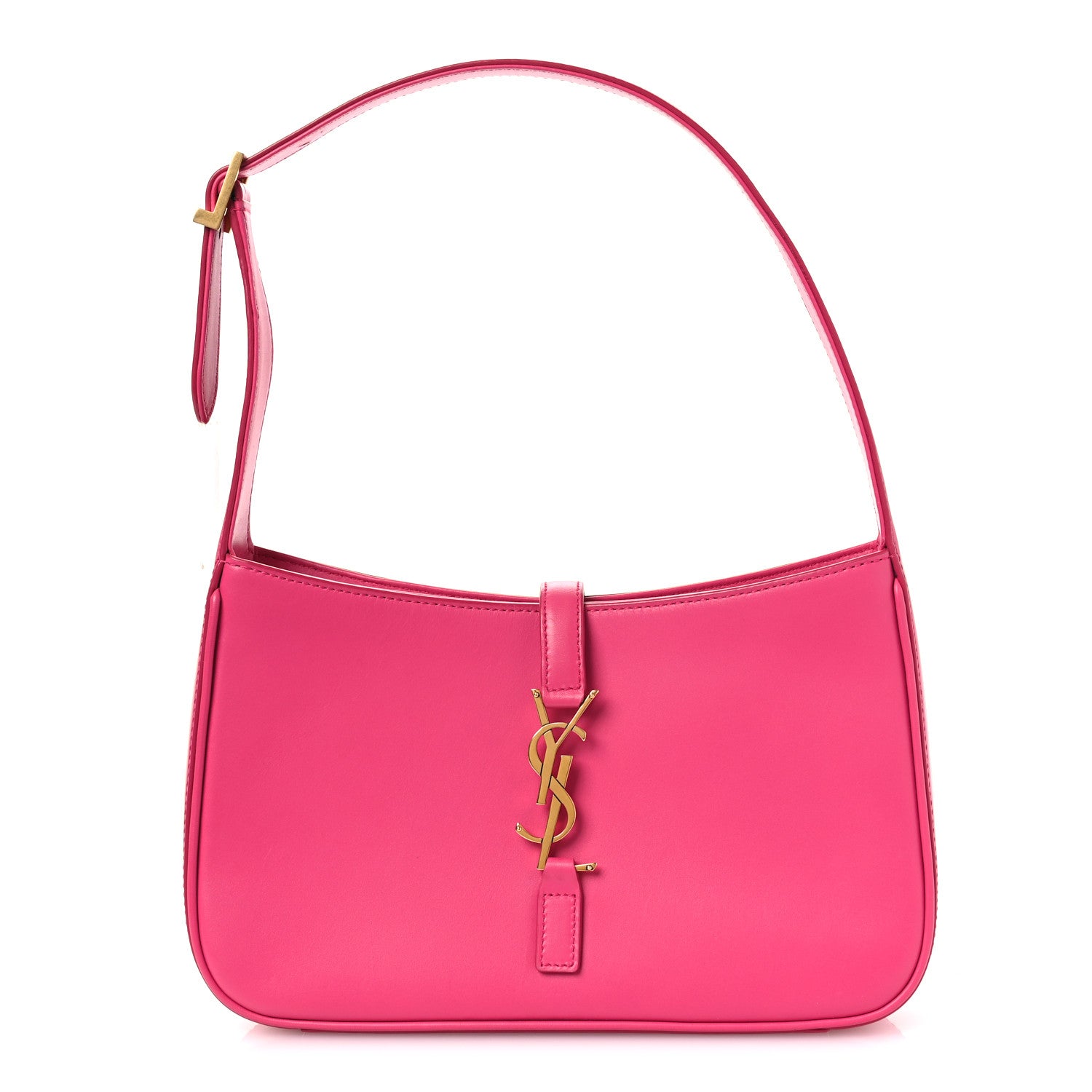 Saint Laurent Smooth Calfskin Le 5 A 7 Hobo Bubblegum 1 of 12