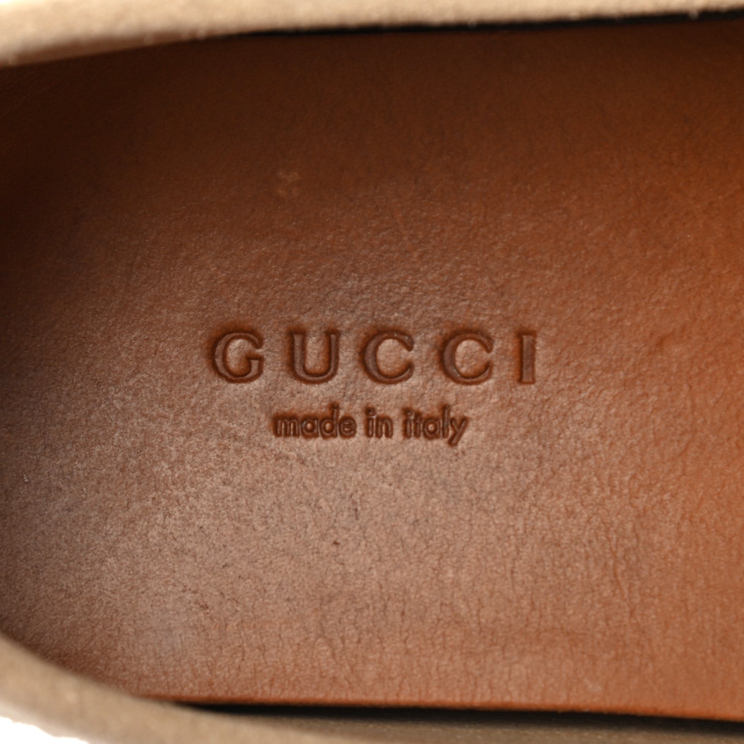 Gucci Suede Web Driver Loafers 36.5 Beige 6 of 10