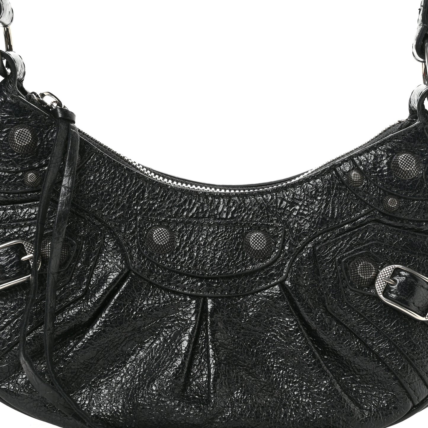 Agneau Arena Le Cagole Shoulder Bag XS Black
