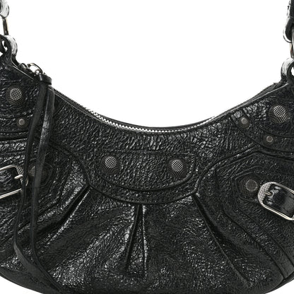 Balenciaga Agneau Arena Le Cagole Shoulder Bag XS Black 9 of 13
