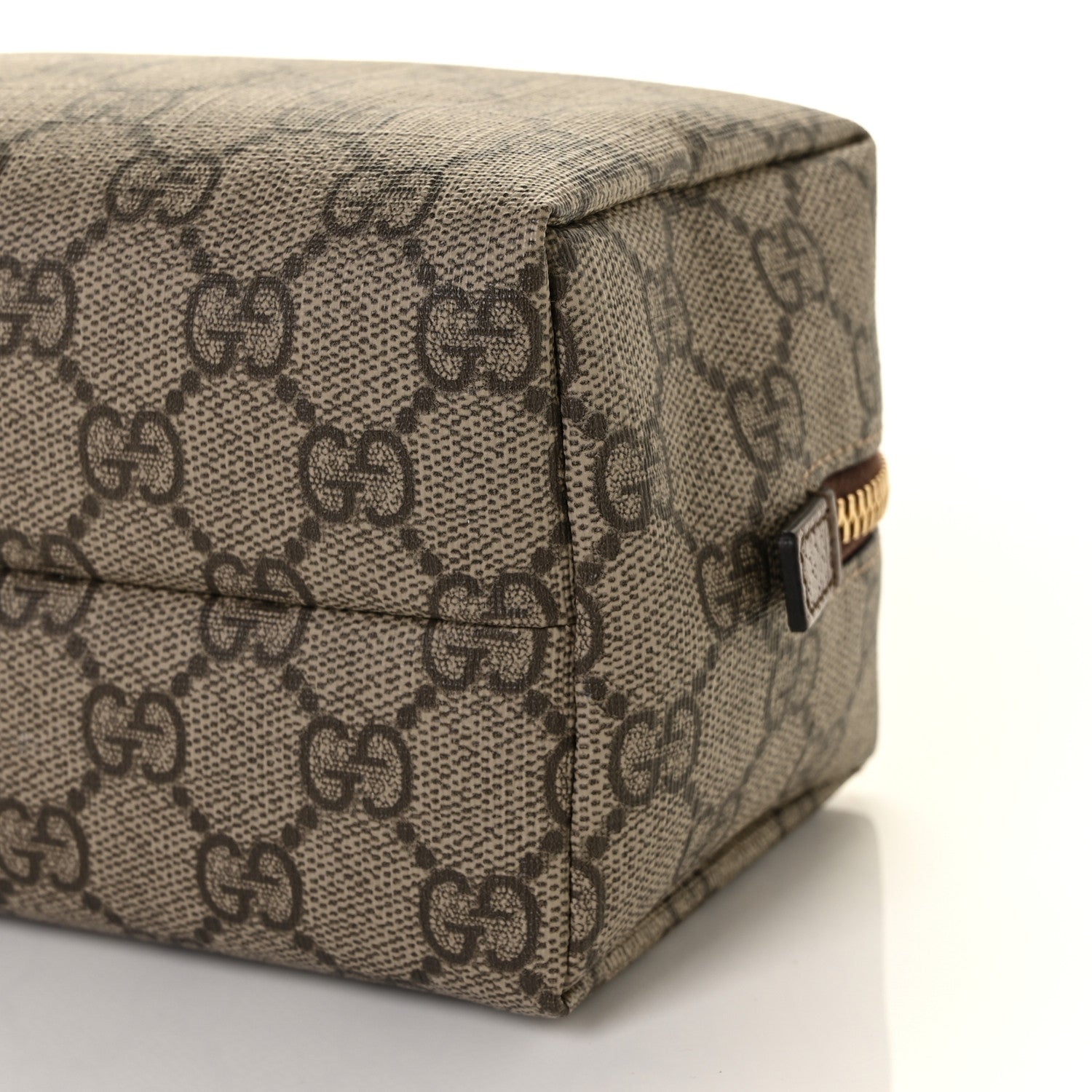 Gucci Soft GG Supreme Monogram Calfskin Medium Ophidia Cosmetic Case Beige Ebony New Acero 10 of 10