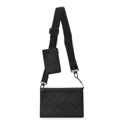 Louis Vuitton Calfskin Monogram Shadow Gaston Wearable Wallet 1 of 9