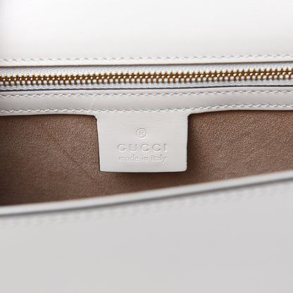 Gucci Calfskin Small Sylvie Shoulder Bag Off White 6 of 10