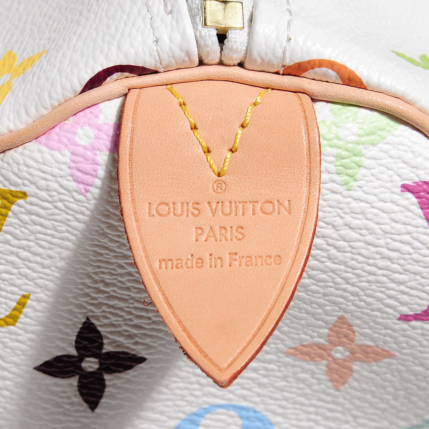 Monogram Multicolor Speedy 30 White