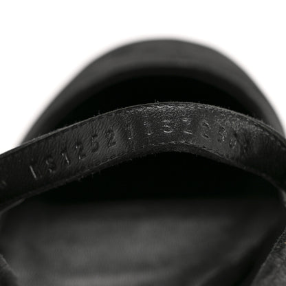 Hermes Velvet Jane Ballet Flats 38.5 Black 9 of 9