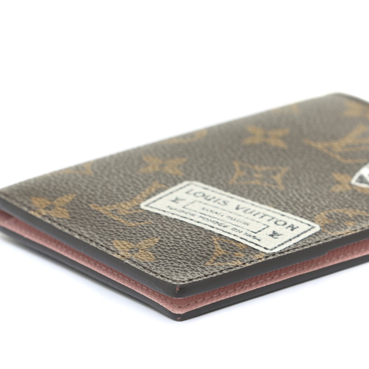 Monogram My LV World Tour Passport Cover Rose Ballerine