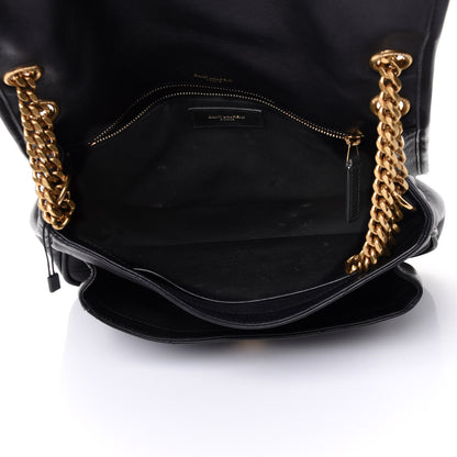 Saint Laurent Lambskin Matelasse Monogram Medium Niki Chain Satchel Black 4 of 4