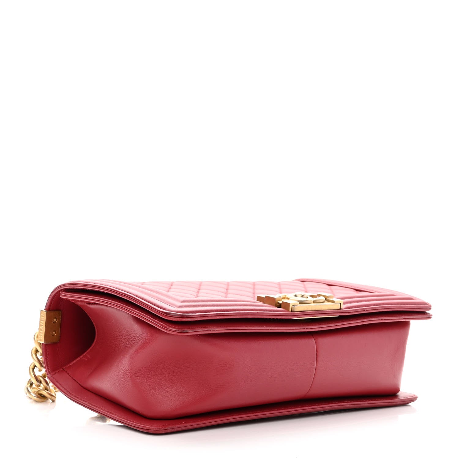 Chanel Calfskin Quilted Medium Boy Flap Red 4 of 10