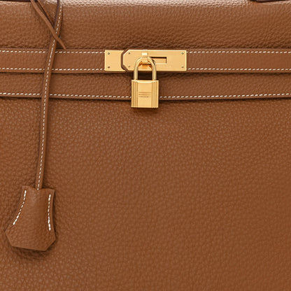 Hermes Togo Kelly Retourne 35 Gold 9 of 14