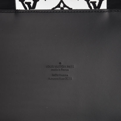 Louis Vuitton Monogram See Through Keepall Bandouliere 50 Black 7 of 10