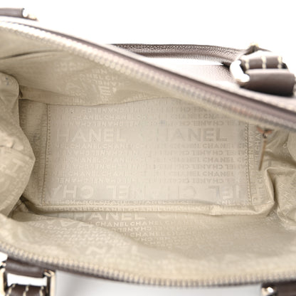 Chanel Calfskin Small Tassel Bowler Taupe 5 of 12