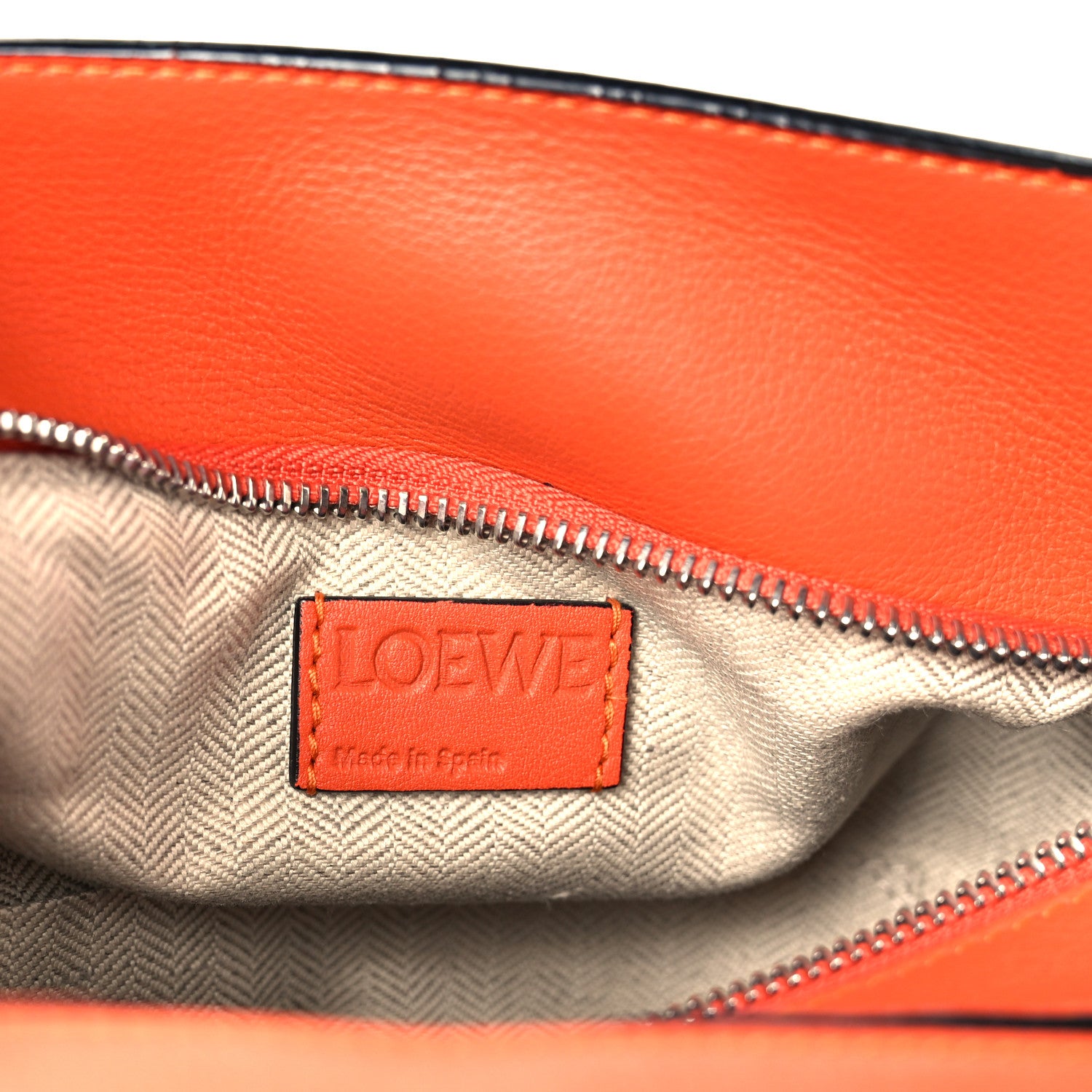 Loewe Calfskin Small Puzzle Bag Orange 6 of 11