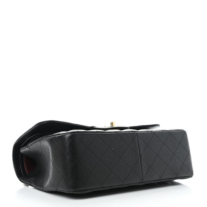 Chanel Caviar Quilted Jumbo Double Flap Black 5 of 10