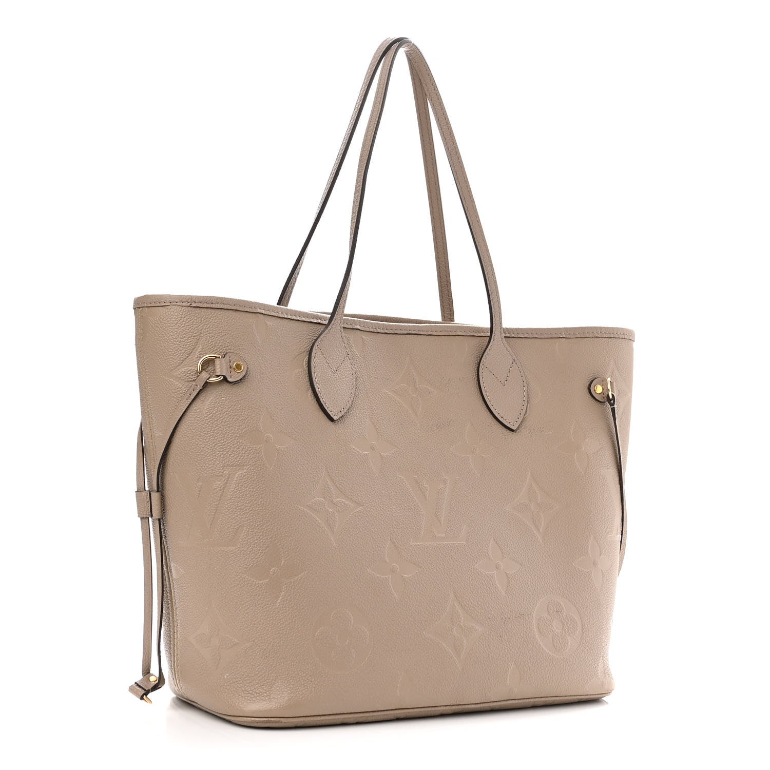 Louis Vuitton Empreinte Monogram Giant Neverfull MM Tourterelle 3 of 12