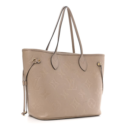 Louis Vuitton Empreinte Monogram Giant Neverfull MM Tourterelle 3 of 12