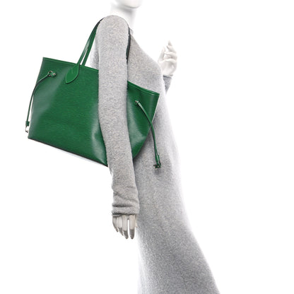 Louis Vuitton Epi Neverfull MM Borneo Green 2 of 10