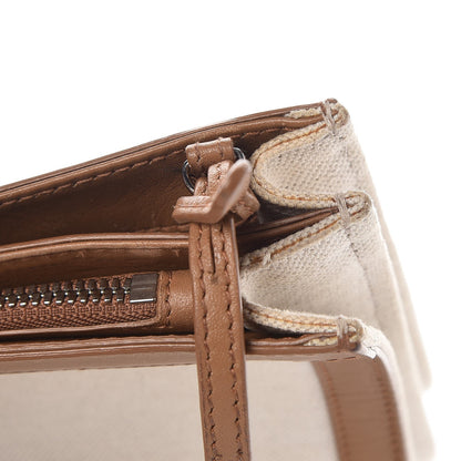Balenciaga Cotton Canvas Pochette Crossbody Bag Tan 9 of 15