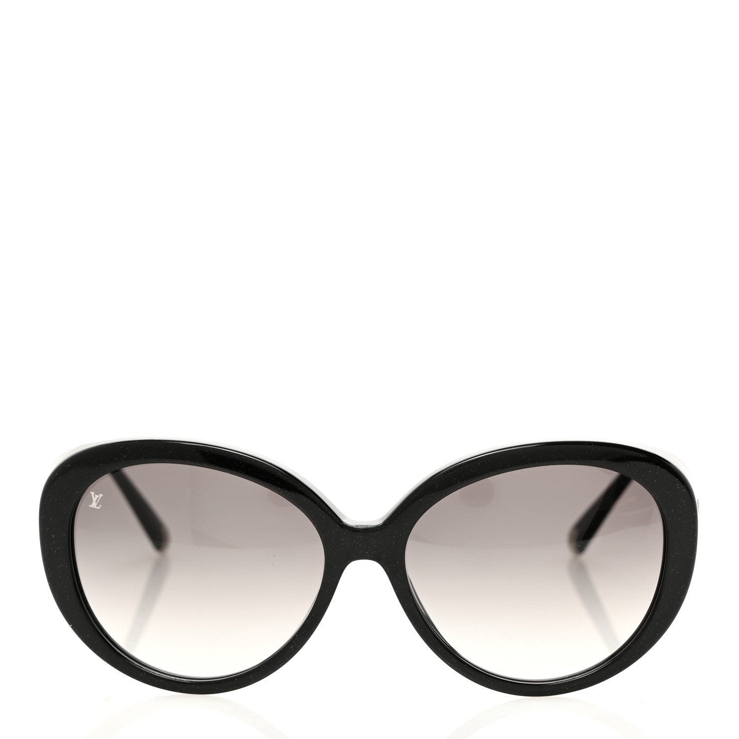 Louis Vuitton Acetate Bluebell Sunglasses Z0693W Black Glitter 2 of 9