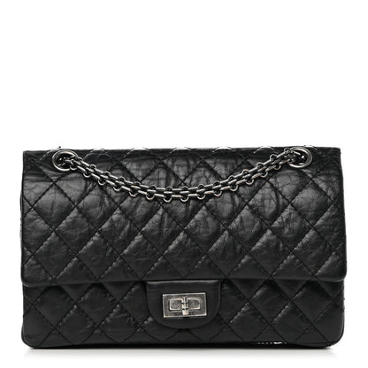 Chanel Aged Calfskin Quilted 2.55 Reissue 225 Flap Black 1 of 15