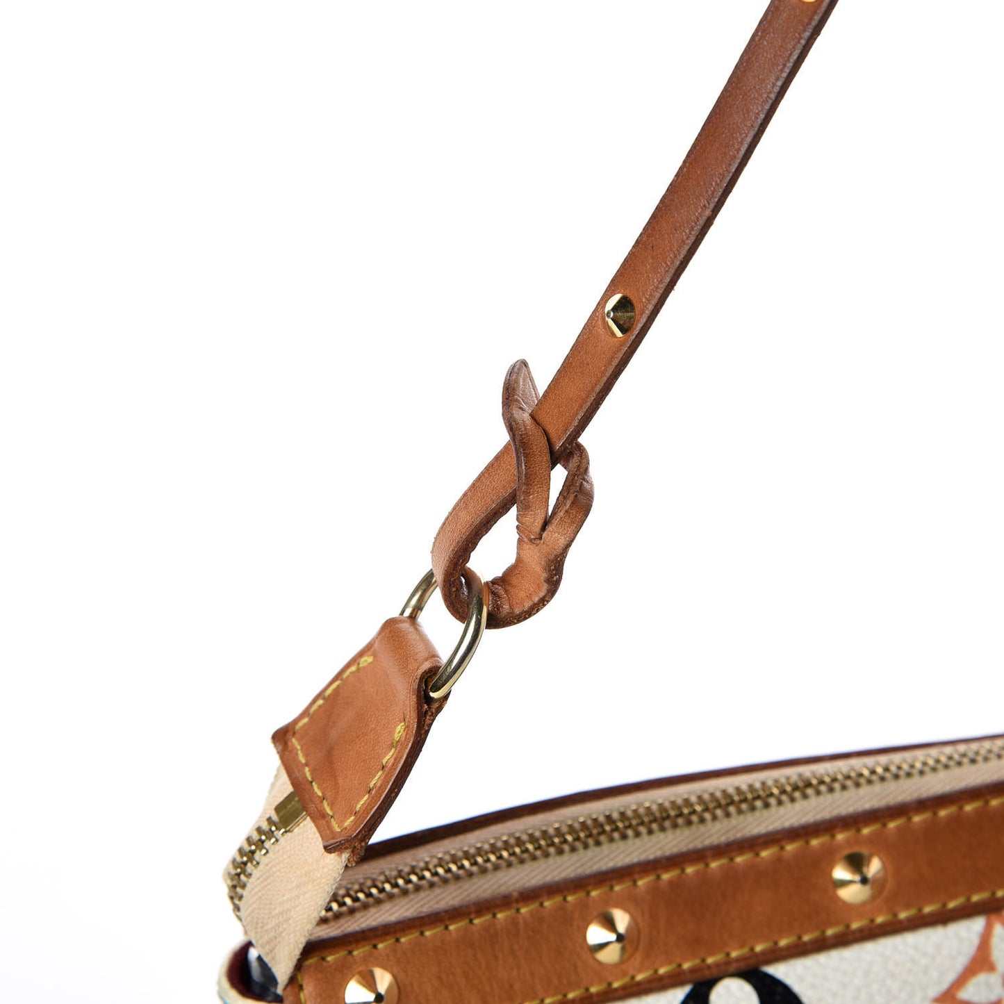 Monogram Multicolor Pochette Accessories White