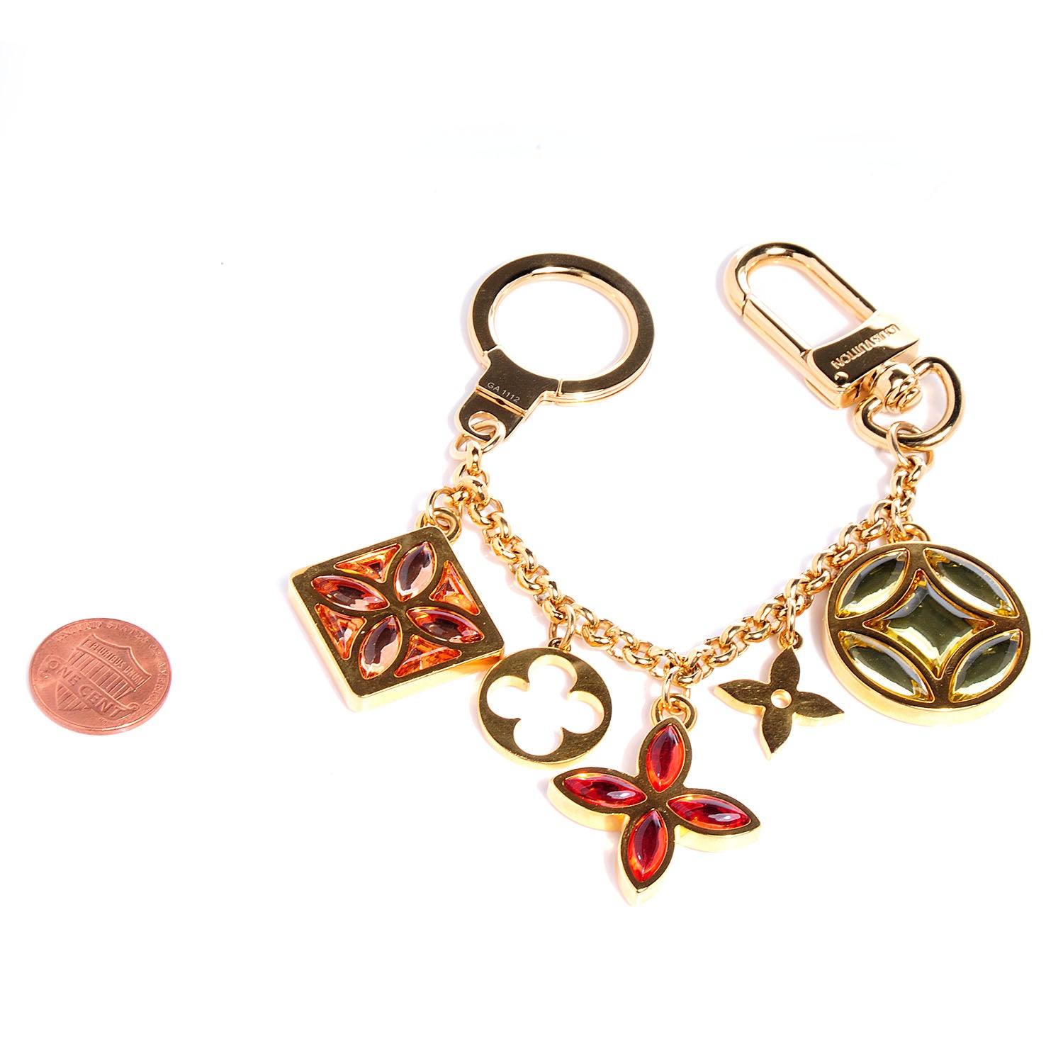 Louis Vuitton Ice Flower Key Chain Bag Charm 2 of 5