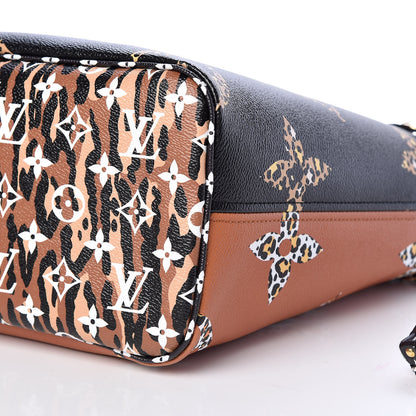 Louis Vuitton Monogram Giant Jungle Neverfull MM Black 7 of 10